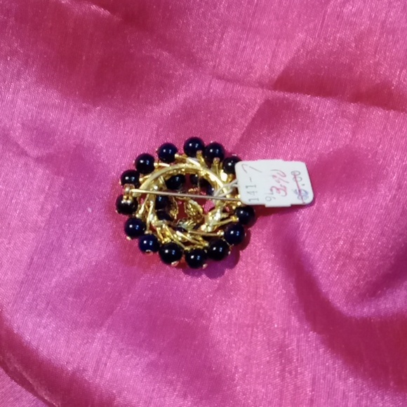 Lot Of Vintage Jewelry Coro Austria Brooch Earrings Rhinestones - Picture 3 of 10